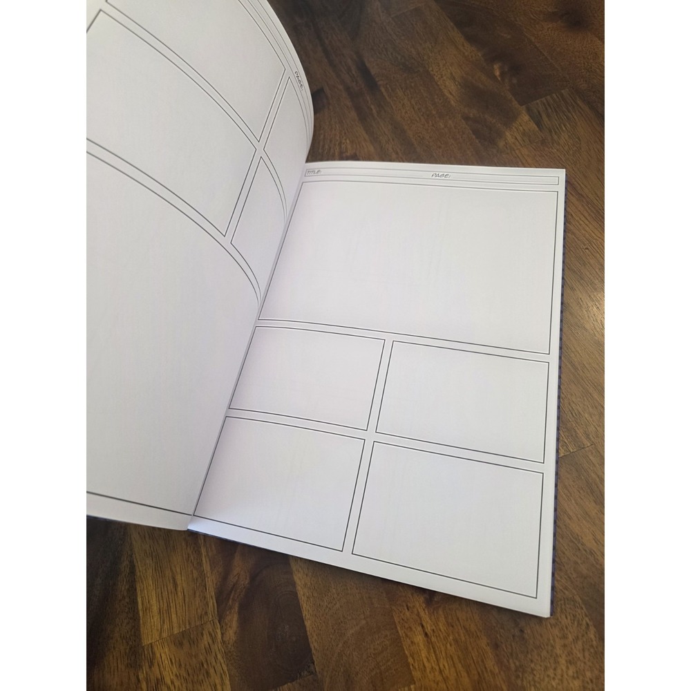 Comic Sketchbook by Piccadilly Create Your Own Comic DIY Paperback NEW - Picture 4 of 10